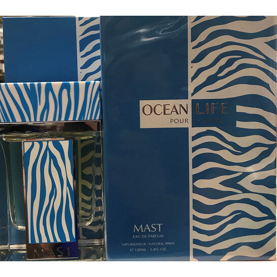 Bharara Men's Mast Ocean Life EDP 3.4 oz Fragrances (Wholesale) - Luxurious Fragrance Available Online in Hong Kong & China