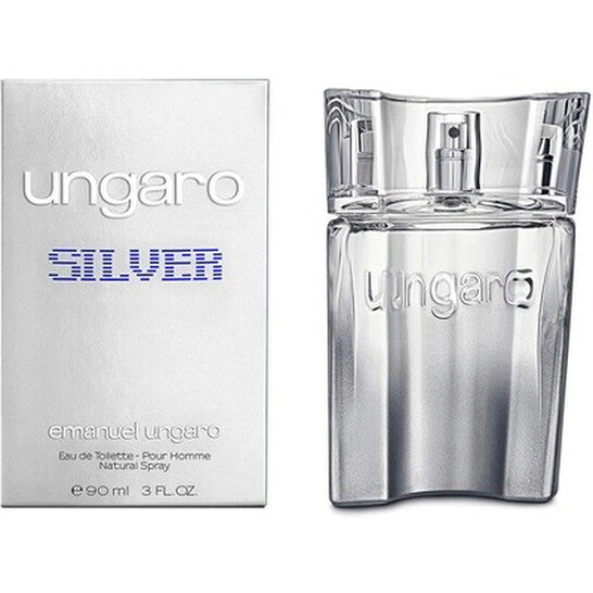 Emanuel Ungaro Men's Ungaro Silver EDT 3.0 oz Fragrances - Luxurious Fragrance Available Online in Hong Kong & China