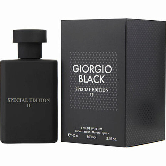 Giorgio Men's Black Special Edition II Intense EDP 3.4 oz Fragrances - Luxurious Fragrance Available Online in Hong Kong & China