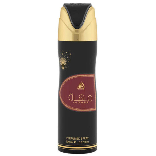 Lattafa Unisex Mohra Body Spray 6.7 oz Fragrances - Luxurious Fragrance Available Online in Hong Kong & China