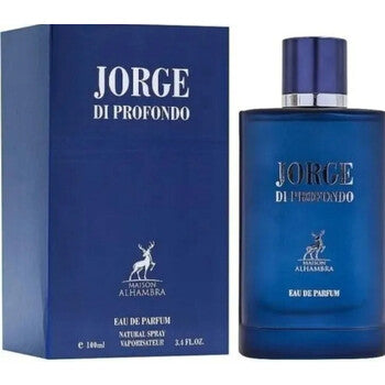 Maison Alhambra Unisex Jorge di Profondo Deep Blue EDP Spray 3.4 oz Fragrances (Wholesale) - Luxurious Fragrance Available Online in Hong Kong & China