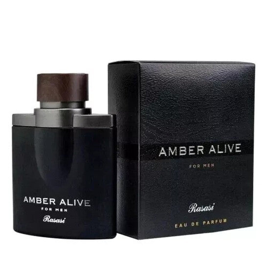 Rasasi Men's Amber Alive EDP Spray 3.4 oz Fragrances - Luxurious Fragrance Available Online in Hong Kong & China