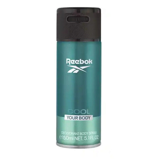 Reebok Men's Cool Your Body Deodorant Body Spray 5.0 oz Fragrances - Luxurious Fragrance Available Online in Hong Kong & China