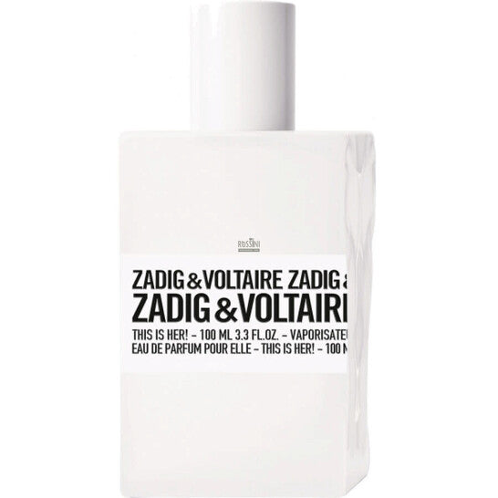 Zadig & Voltaire Ladies This Is Her! Pour Elle EDP 3.4 oz (Tester) Fragrances - Luxurious Fragrance Available Online in Hong Kong & China