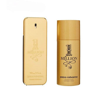 Paco Rabanne 1 Million by Paco Rabanne for Men - 2 Pc Gift Set 3.4oz EDT Spray, 5.1oz Deodorant Spray (Wholesale) - Luxurious Fragrance Available Online in Hong Kong & China