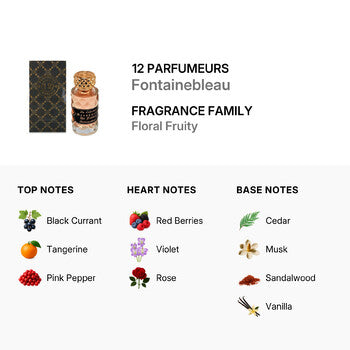 12 Parfumeurs Unisex Fontainebleau Extrait de Parfum 3.38 oz (Wholesale) - Luxurious Fragrance Available Online in Hong Kong & China