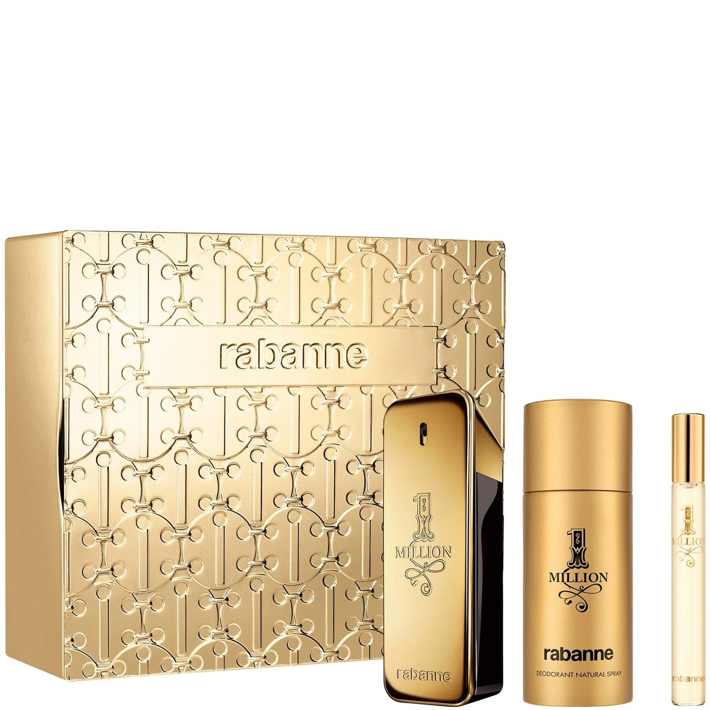 Paco Rabanne Men's One Million 3pcs EDT Gift Set Fragrances (Wholesale) - Luxurious Fragrance Available Online in Hong Kong & China