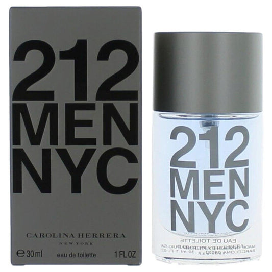 Carolina Herrera 212 Nyc For Men / Carolina Herrera EDT Spray 1.0 oz (30 ml) (m) - Luxurious Fragrance Available Online in Hong Kong & China