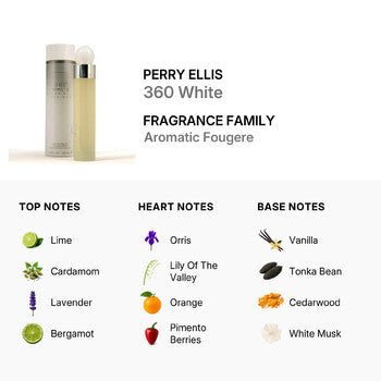Perry Ellis 360 White For Men By Perry Ellis Eau De Toilette Spray 3.4 Oz (M) - Luxurious Fragrance Available Online in Hong Kong & China