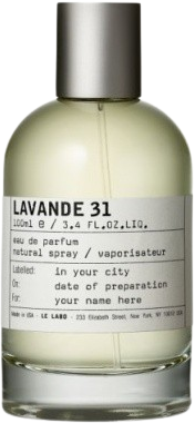 Le Labo Lavande 31 EDP decant (In-Stock) - Luxurious Fragrance Available Online in Hong Kong & China