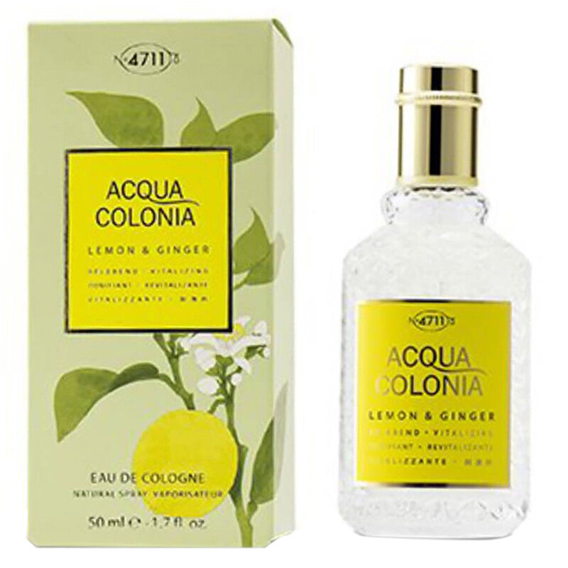 4711 - Acqua Colonia Lemon & Ginger Eau De Cologne Spray  50ml/1.7oz - Luxurious Fragrance Available Online in Hong Kong & China