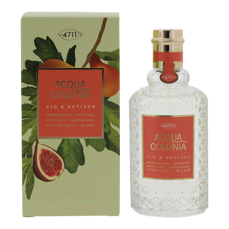 4711 Unisex Acqua Colonia Fig & Vetiver EDC Spray 3.38 oz Fragrances - Luxurious Fragrance Available Online in Hong Kong & China