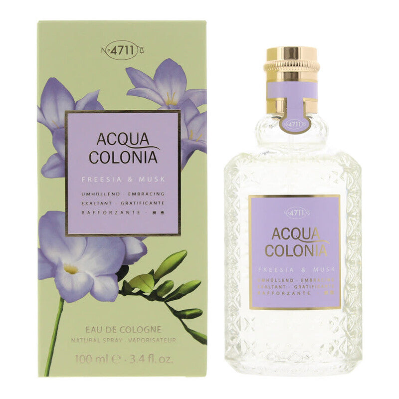 4711 Unisex Acqua Colonia Freesia & Musk EDC Spray 3.38 oz Fragrances - Luxurious Fragrance Available Online in Hong Kong & China