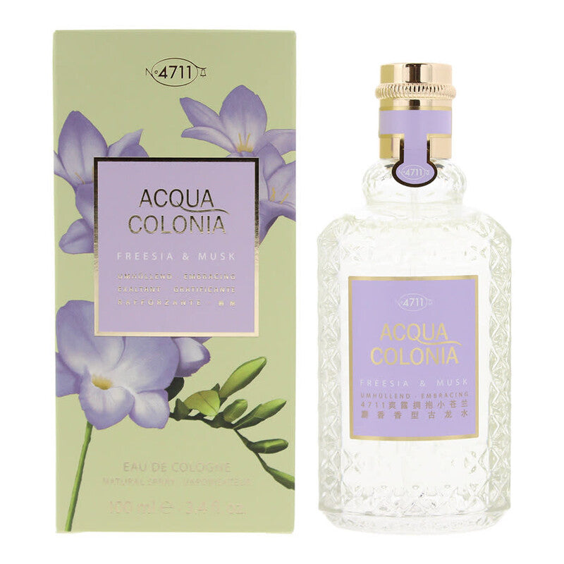 4711 Unisex Acqua Colonia Freesia & Musk EDC Spray 3.4 oz Fragrances - Luxurious Fragrance Available Online in Hong Kong & China