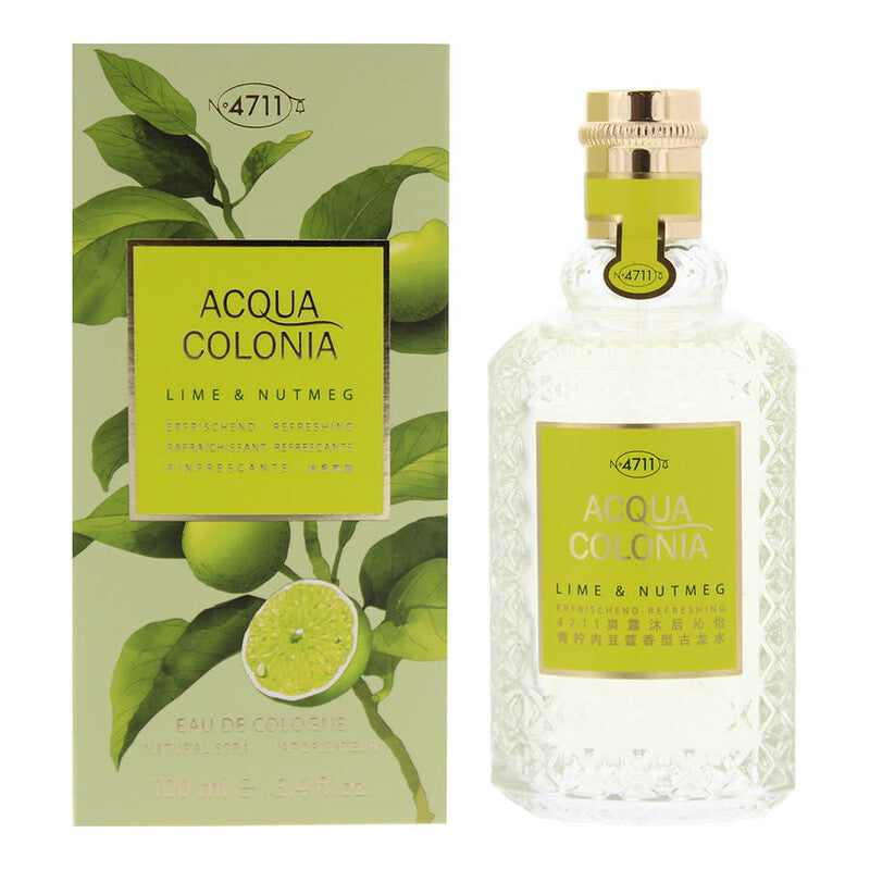 4711 Unisex Acqua Colonia Lime & Nutmeg EDC Spray 3.4 oz Fragrances - Luxurious Fragrance Available Online in Hong Kong & China