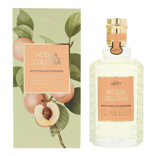 4711 Unisex Acqua Colonia White Peach & Coriander EDC Spray 3.4 oz Fragrances - Luxurious Fragrance Available Online in Hong Kong & China
