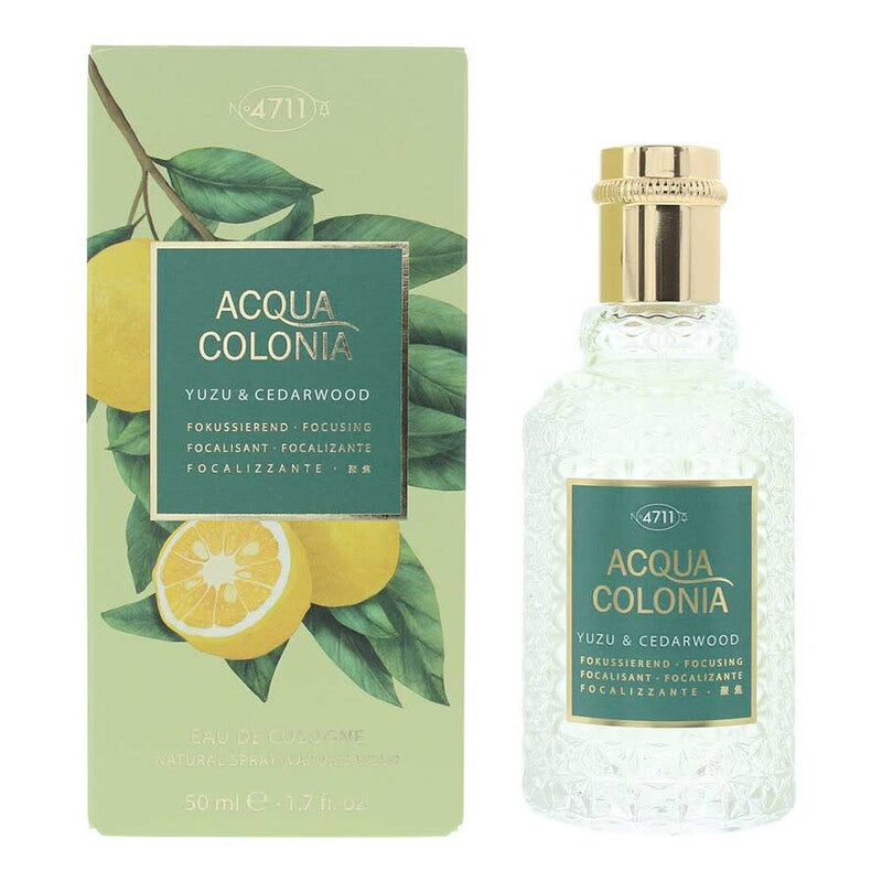 4711 Unisex Acqua Colonia Yuzu & Cedarwood EDC 1.7 oz Fragrances - Luxurious Fragrance Available Online in Hong Kong & China