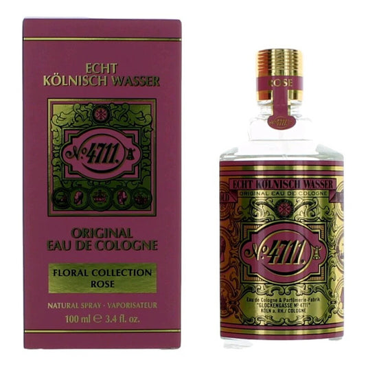 4711 Unisex Floral Collection Rose EDC 3.4 oz Fragrances - Luxurious Fragrance Available Online in Hong Kong & China