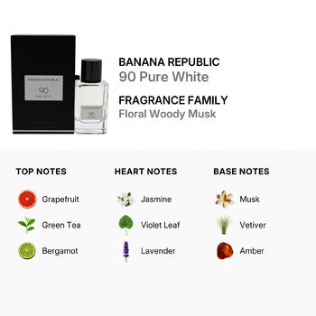 Banana Republic 90 Pure White by Banana Republic for Unisex - 2.5 oz EDP Spray (Wholesale) - Luxurious Fragrance Available Online in Hong Kong & China