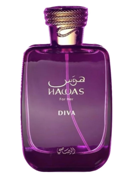 Rasasi Ladies Hawas Diva EDP Spray 3.4 oz Fragrances ** 限時預訂優惠 Time-Limited Pre-Order Offer **