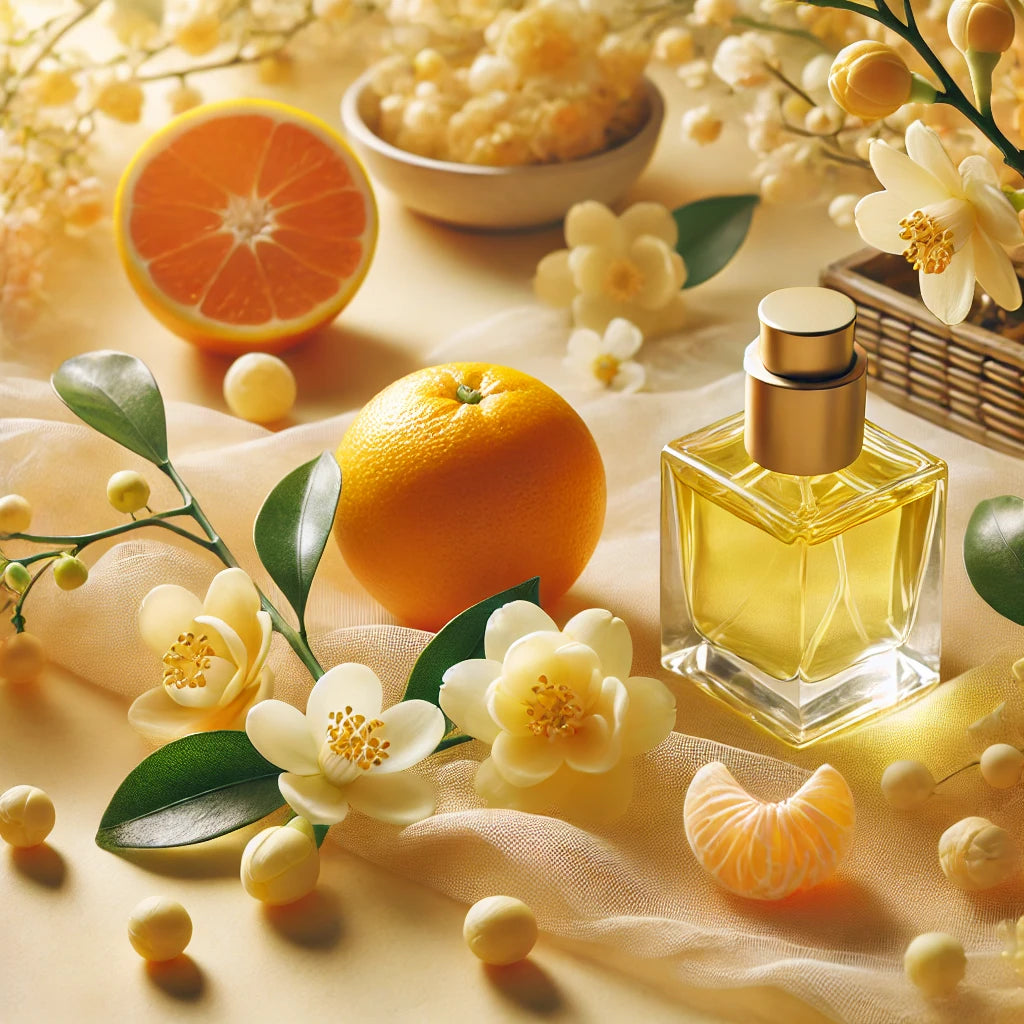 Fresh, floral orange blossom fragrances, offering a sweet and refreshing burst of citrus combined with delicate floral beauty.