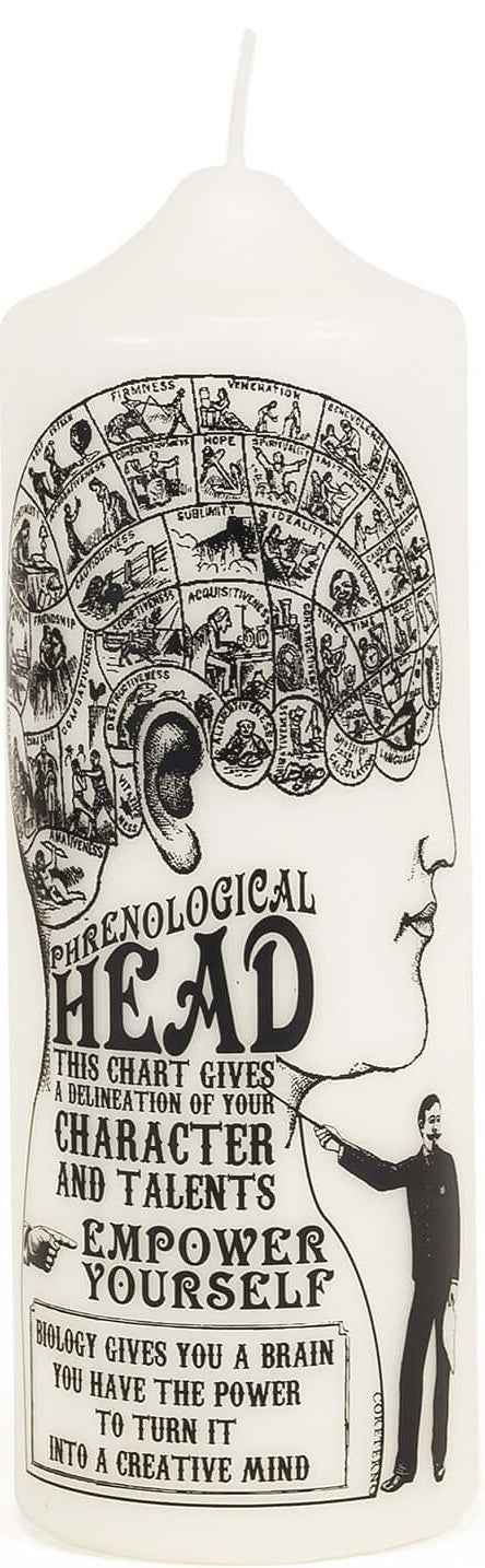 Coreterno Phrenology Unscented Candle - premium fragrance for sophisticated tastes.