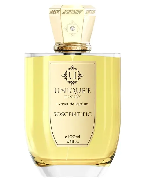 Unique'e Luxury SoScentific - premium fragrance for sophisticated tastes.