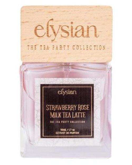 Elysian Strawberry Rose Milk Tea Latte - premium fragrance for sophisticated tastes.