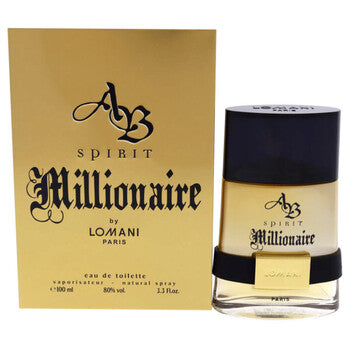 Lomani AB Spirit Millionaire by Lomani for Men Eau De Toilette Spray for Men, 3.3 oz - Luxurious Fragrance Available Online in Hong Kong & China