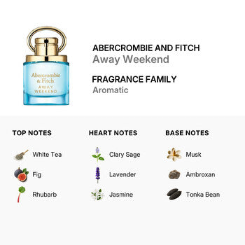 Abercrombie And Fitch Ladies Away Weekend EDP Spray 1.0 oz (Wholesale) - Luxurious Fragrance Available Online in Hong Kong & China
