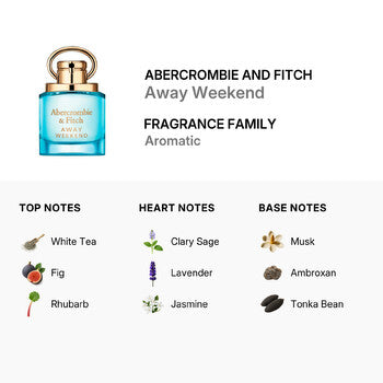 Abercrombie And Fitch Ladies Away Weekend EDP Spray 3.3 oz (Tester) (Wholesale) - Luxurious Fragrance Available Online in Hong Kong & China
