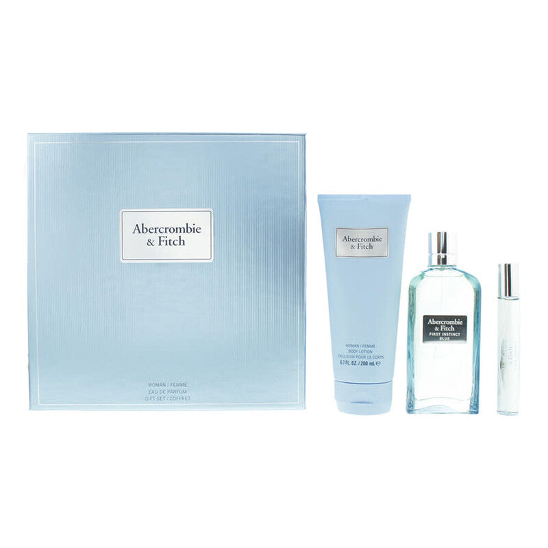 Abercrombie And Fitch Ladies First Instinct Blue Gift Set Fragrances (Wholesale) - Luxurious Fragrance Available Online in Hong Kong & China