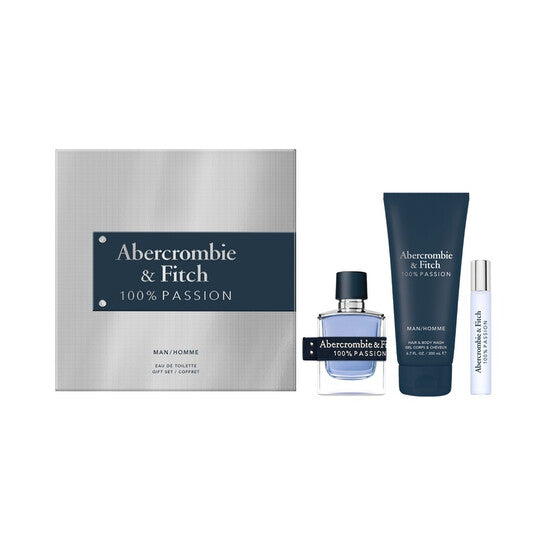 Abercrombie And Fitch Men's 100% Passion 3pcs EDT Gift Set Fragrances (Wholesale) - Luxurious Fragrance Available Online in Hong Kong & China