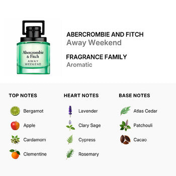 Abercrombie And Fitch Men's Away Weekend EDT Spray 1.7 oz (Wholesale) - Luxurious Fragrance Available Online in Hong Kong & China