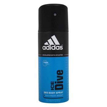 Adidas Ice Dive / Coty Deodorant & Body Spray 5.0 oz (150 ml) (m) - Luxurious Fragrance Available Online in Hong Kong & China