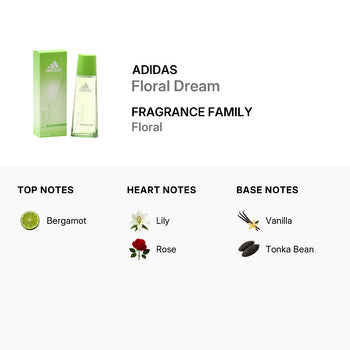 Adidas Ladies Floral Dream EDT Spray 1.7 oz Fragrances (Wholesale) - Luxurious Fragrance Available Online in Hong Kong & China