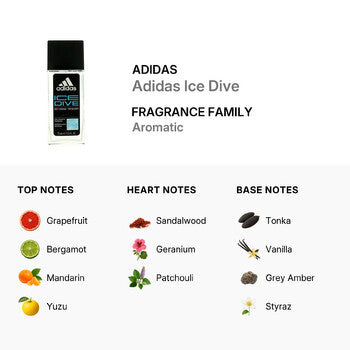 Adidas Men's Ice Dive Body Spray 2.5 oz Fragrances (Wholesale) - Luxurious Fragrance Available Online in Hong Kong & China