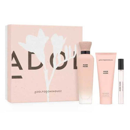 Adolfo Dominguez Ladies Nude Musk Gift Set Fragrances - Luxurious Fragrance Available Online in Hong Kong & China