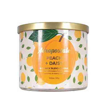 Aeropostale Unisex Peach And Daisy 14.5 oz Scented Candle - Luxurious Fragrance Available Online in Hong Kong & China
