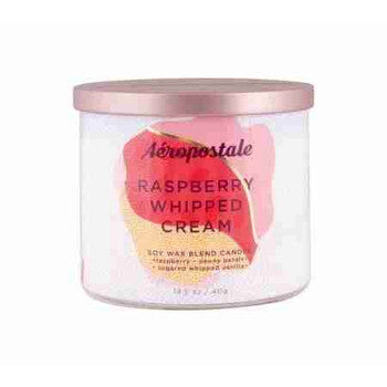 Aeropostale Unisex Raspberry Whipped Cream Cream 14.5 oz Scented Candle - Luxurious Fragrance Available Online in Hong Kong & China