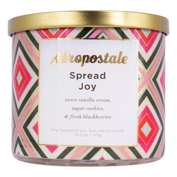 Aeropostale Unisex Spread Joy 14.5 oz Scented Candle (Wholesale) - Luxurious Fragrance Available Online in Hong Kong & China