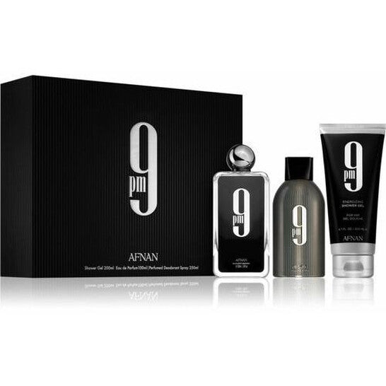 Afnan Men's 9PM 3pcs EDP Gift Set Fragrances (Wholesale) - Luxurious Fragrance Available Online in Hong Kong & China