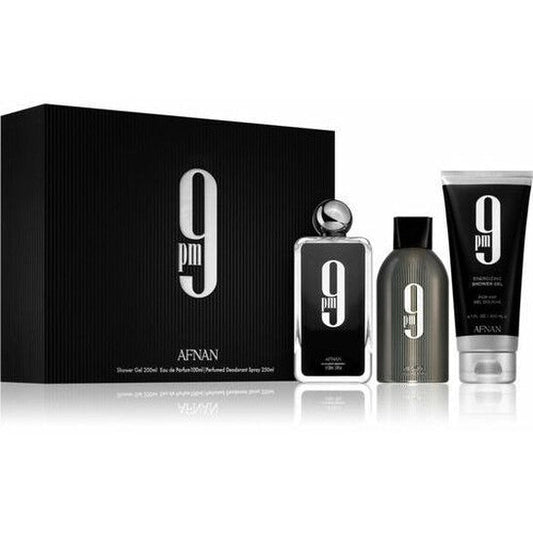 Afnan Men's 9PM 3pcs EDP Gift Set Fragrances (Wholesale) - Luxurious Fragrance Available Online in Hong Kong & China