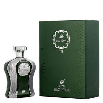 Afnan Men's His Highness III Green EDP Spray 3.4 oz Fragrances (Wholesale) - Luxurious Fragrance Available Online in Hong Kong & China