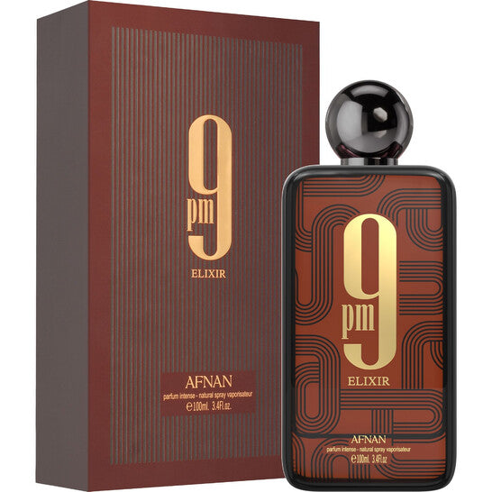 Afnan Unisex 9PM Elixir Extrait de Parfum Spray 3.4 oz - Luxurious Fragrance Available Online in Hong Kong & China
