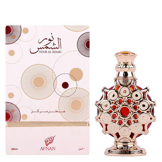 Afnan Unisex Noor Al Shams Concentrated Perfume Oil Perfume Oil 0.67 oz Fragrances - Luxurious Fragrance Available Online in Hong Kong & China