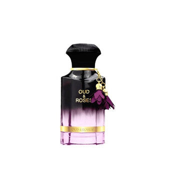 Ahmed Al Maghribi Unisex Oud & Roses Extrait de Parfum Spray 2.0 oz - Luxurious Fragrance Available Online in Hong Kong & China