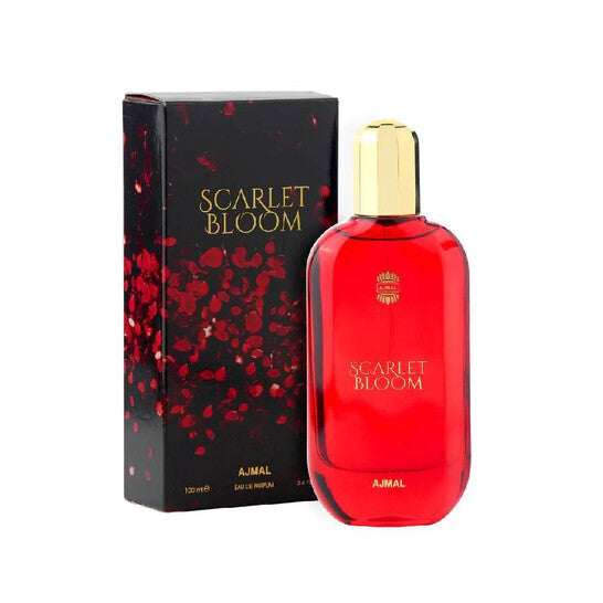 Ajmal Ladies Scarlet Bloom EDP Spray 3.4 oz Fragrances (Wholesale) - Luxurious Fragrance Available Online in Hong Kong & China