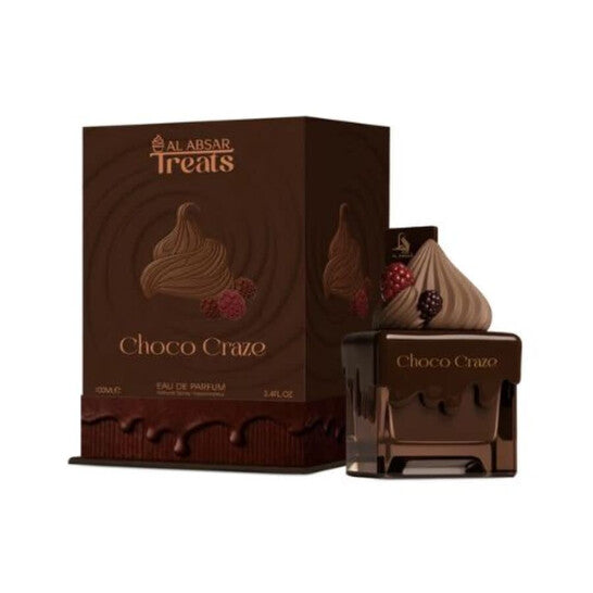 Al Absar Unisex Treats Choco Craze EDP Spray 3.38 oz Fragrances - Luxurious Fragrance Available Online in Hong Kong & China
