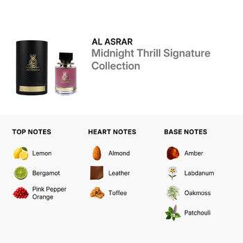 Al Asrar Unisex Midnight Thrill Signature Collection EDP Spray 3.4 oz Fragrances (Wholesale) - Luxurious Fragrance Available Online in Hong Kong & China